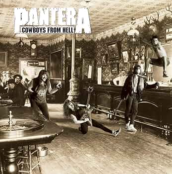 Pantera Cowboys from Hell サイン入り Autographed Phil Anselmo Pantera Vinyl Record Cowboys From